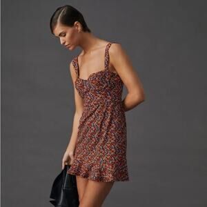 Anthropologie Hutch Floral Mini Dress